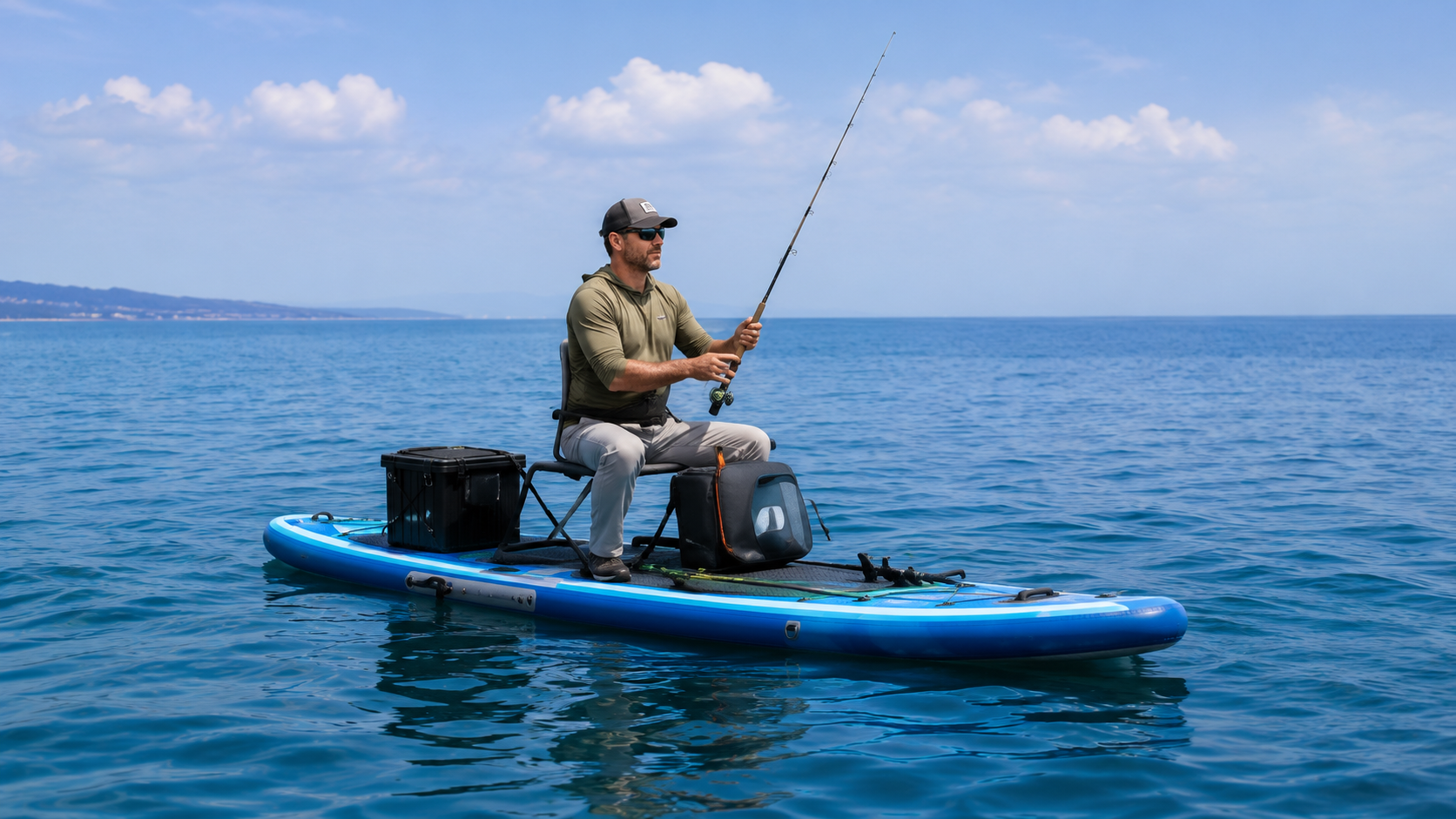 Fishing inflatable SUP